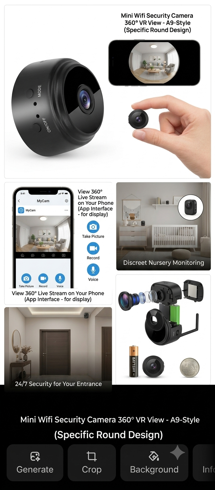 WiFi Security Camera for Home