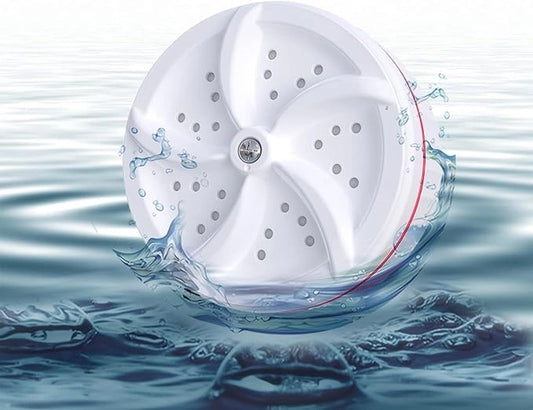 Portable Mini Ultrasonic Washing Machine – 3-in-1 Home Cleaner